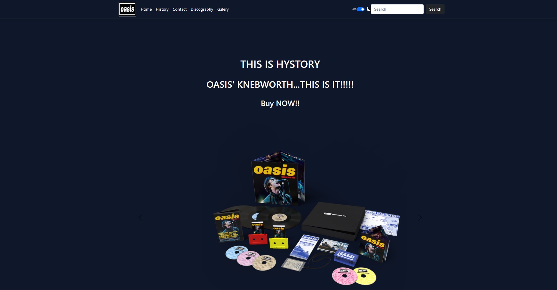 Oasis – Unofficial website
